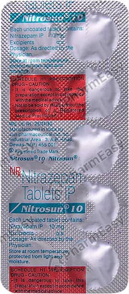 Nitrosun 10mg Strip Of 10 Tablets