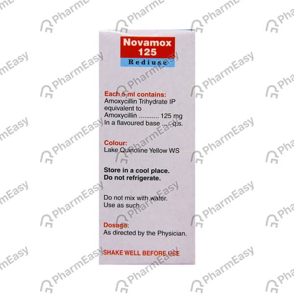 Novamox 125mg Bottle Of 30ml Dry Suspension