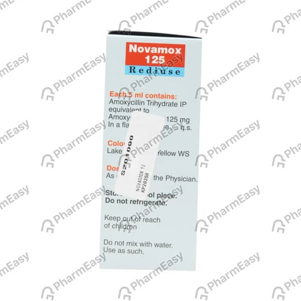 Novamox 125mg Bottle Of 60ml Dry Suspension