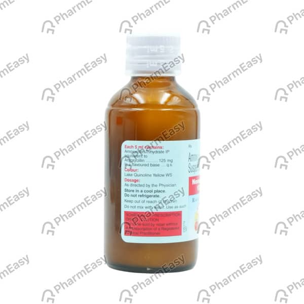Novamox 125mg Bottle Of 60ml Dry Suspension