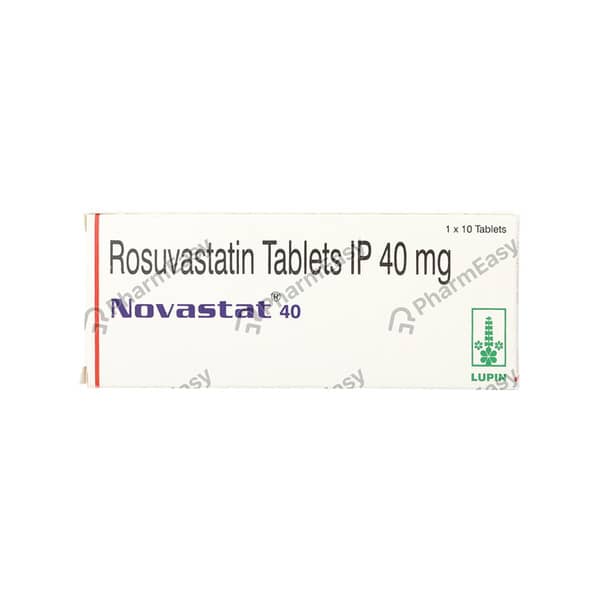 Novastat 40mg Strip Of 10 Tablets