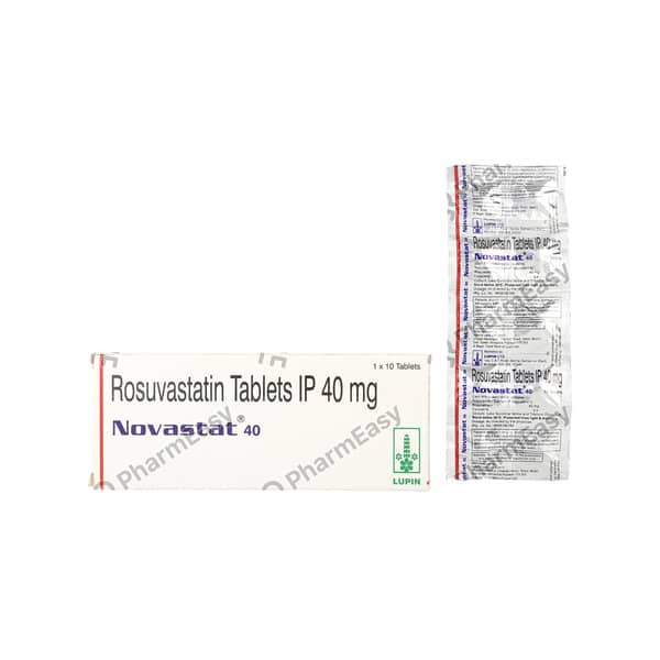 Novastat 40mg Strip Of 10 Tablets