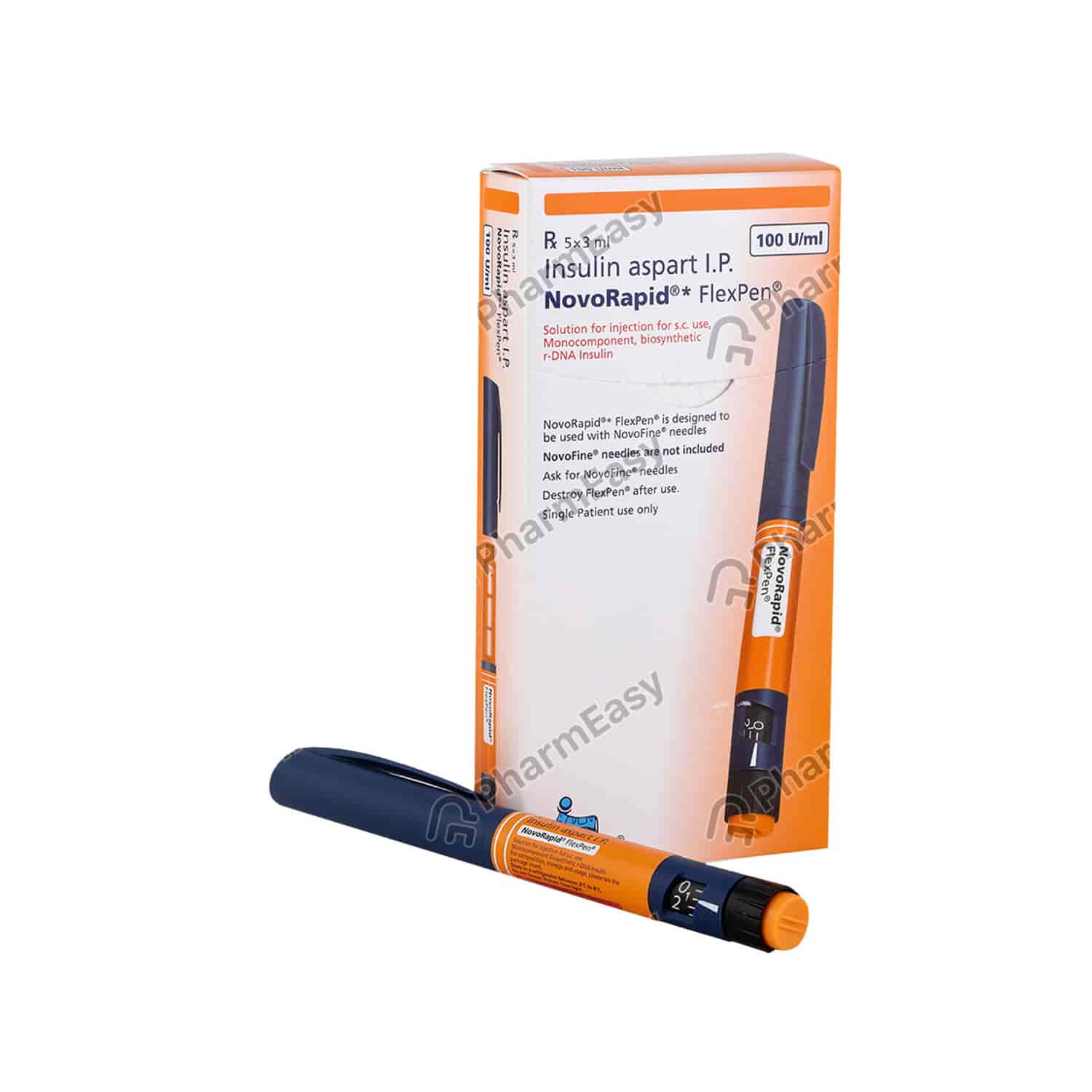 Novorapid Flexpen Inj 3ml - Uses, Side Effects, Dosage, Composition ...