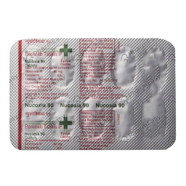 Nucoxia 90Mg Strip Of 10 Tablets