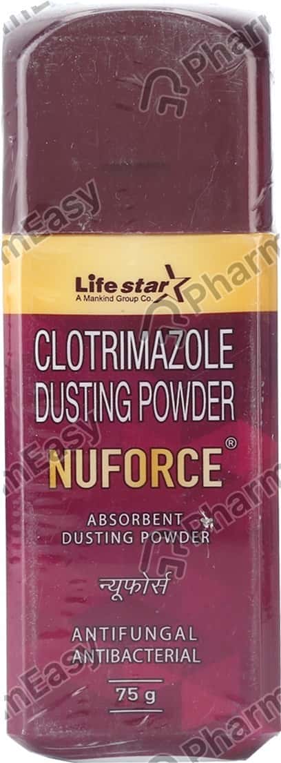 Nuforce 1% Bottle Of 75gm Dusting Powder