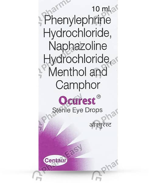 Ocurest Bottle Of 10ml Eye Drops