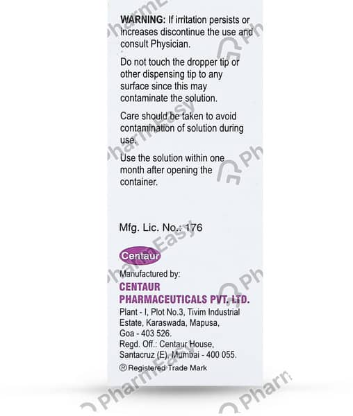 Ocurest Bottle Of 10ml Eye Drops