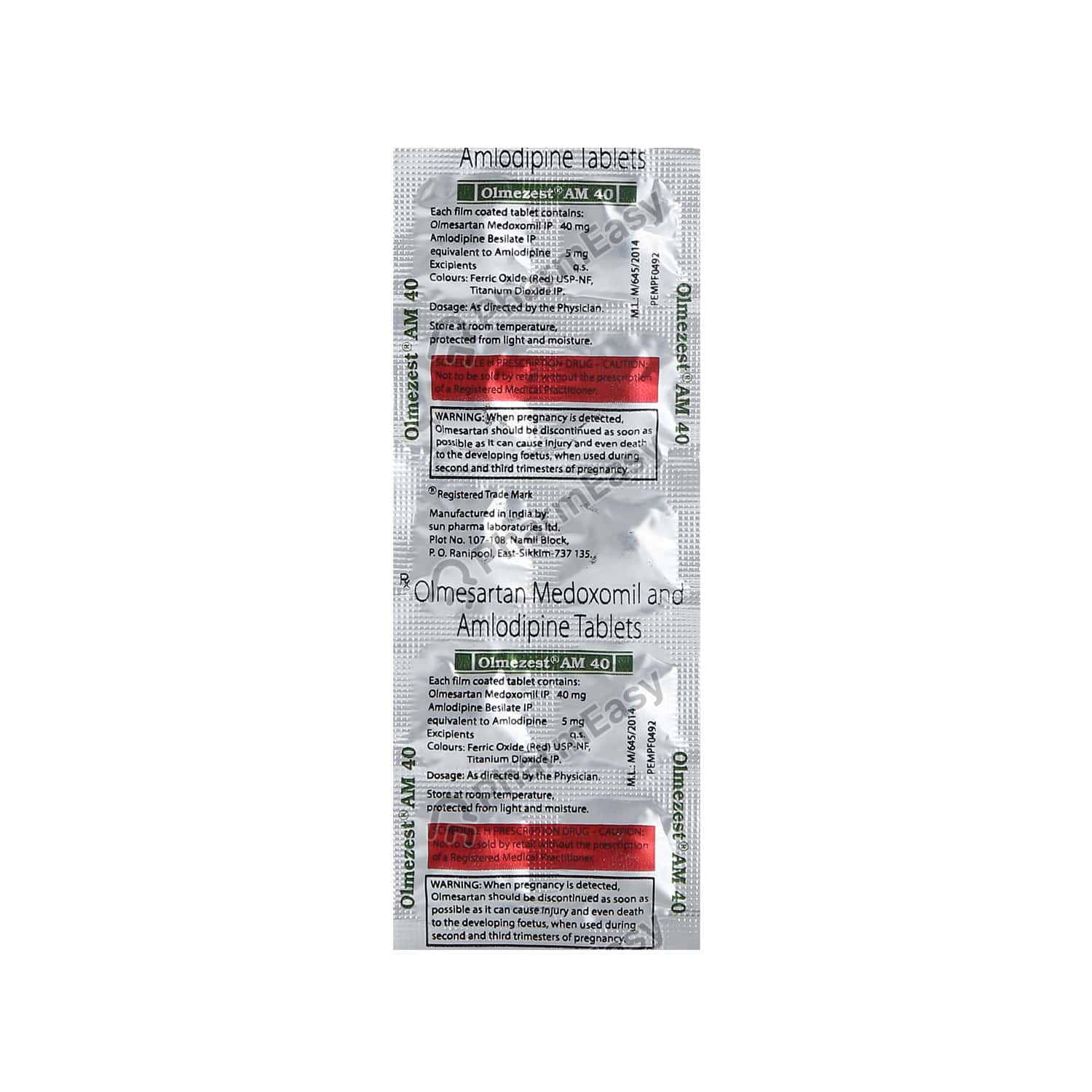 Original olmezest h 20 mg or 12.5 mg side effects