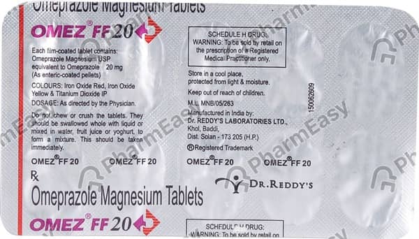 Omez Ff 20Mg Strip Of 10 Tablets