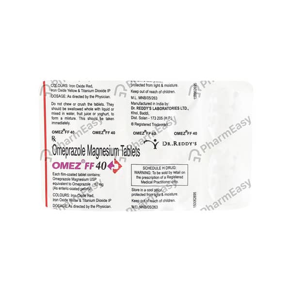 Omez Ff 40Mg Strip Of 10 Tablets