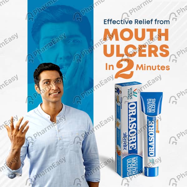 Orasore Tube Of 10gm Mouth Ulcers Gel