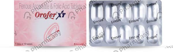 Orofer Xt Strip Of 10 Tablets