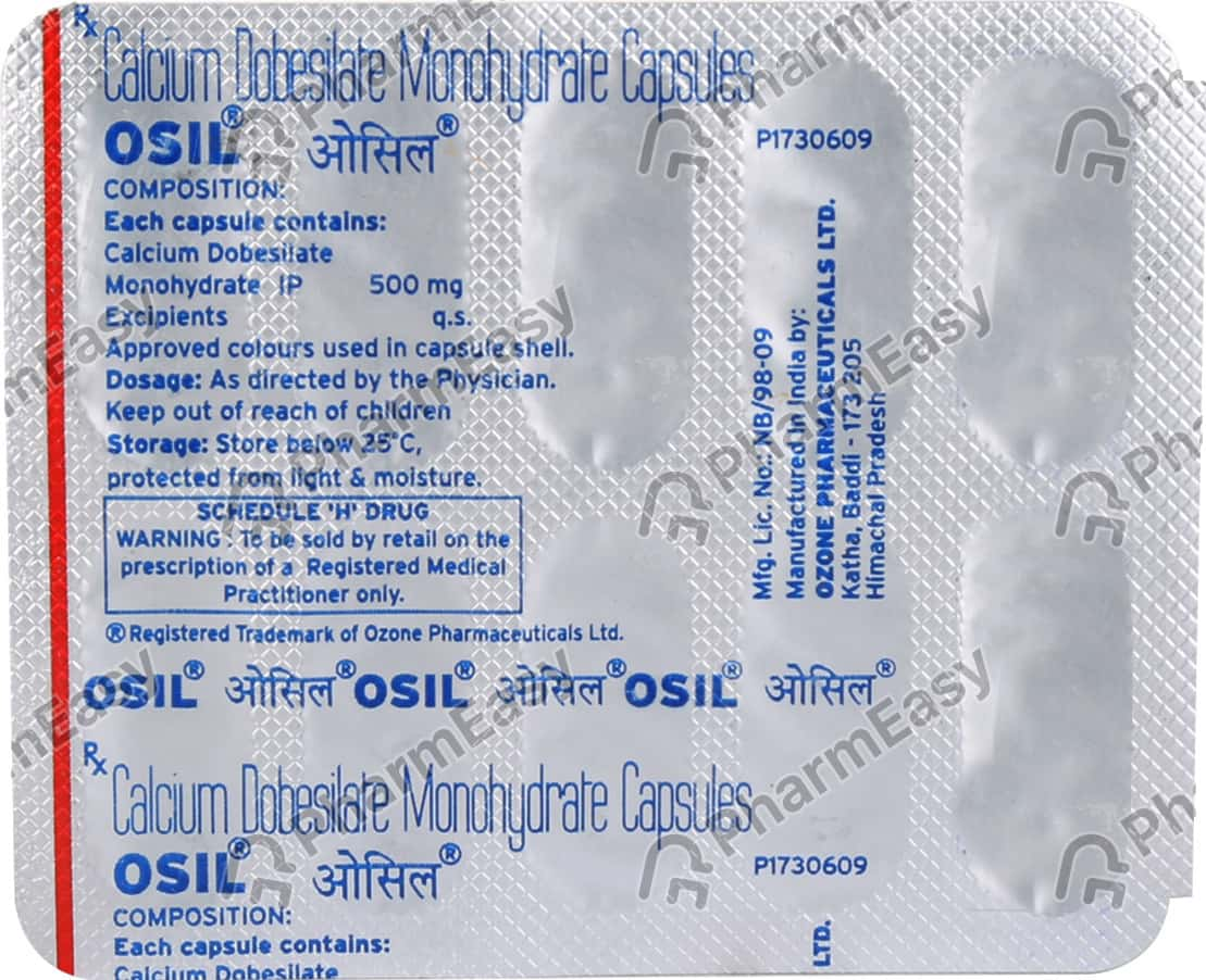 Osil 500mg Strip Of 10 Capsules