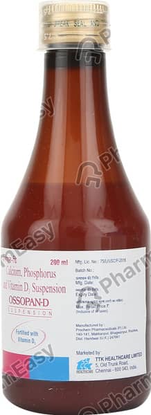 Ossopan D Bottle Of 200ml Suspension