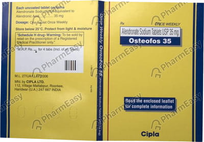 Osteofos 35mg Strip Of 4 Tablets