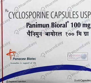 Panimun Bioral 100mg Strip Of 6 Capsules