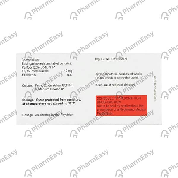 Pantakind 40mg Strip Of 10 Tablets