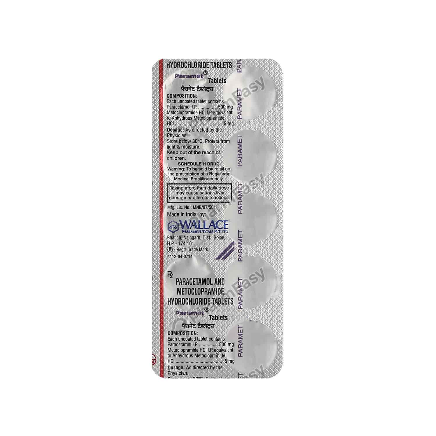 Paramet Buy Paramet Tablet Online at Flat 18% OFF* | PharmEasy