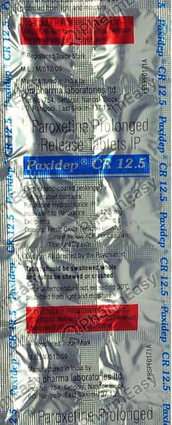 Paxidep Cr 12.5mg Strip Of 10 Tablets