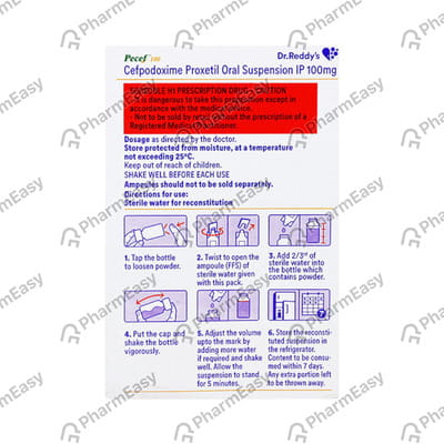 Pecef 100mg Suspension 30ml