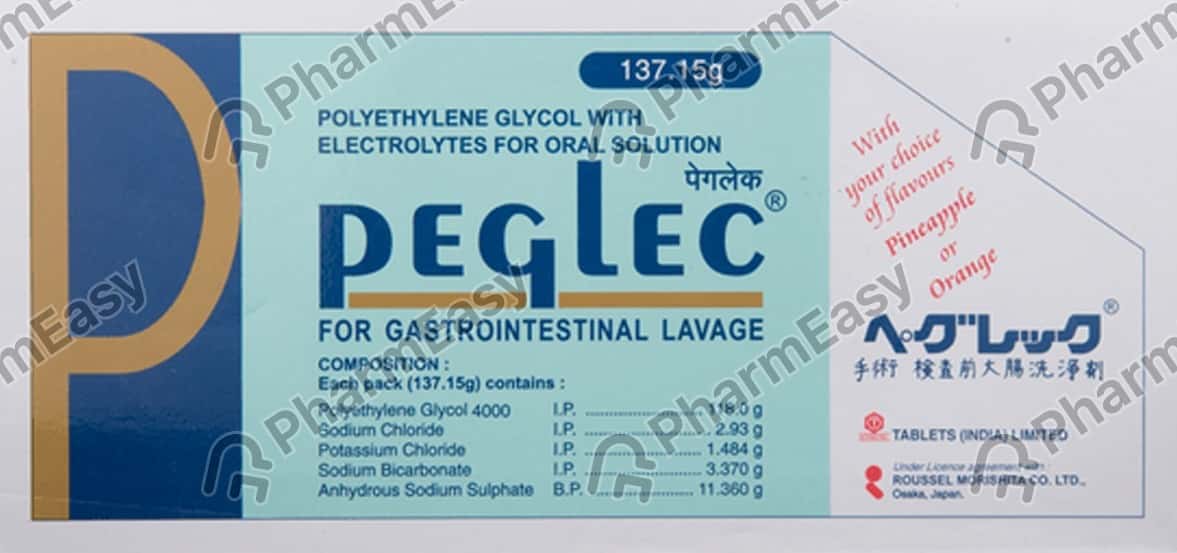 Peglec Packet Of 137.15gm Powder