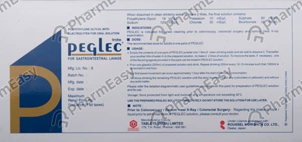 Peglec Packet Of 137.15gm Powder