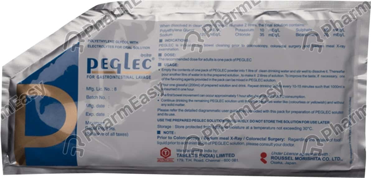 Buy Peglec Packet Of 137.15gm Powder Online at Flat 15 OFF PharmEasy