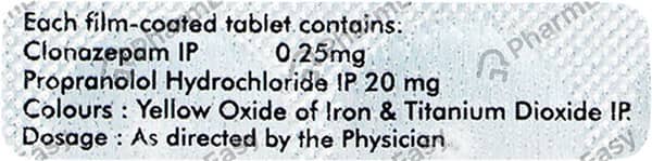 Petril Beta 20mg Tablet