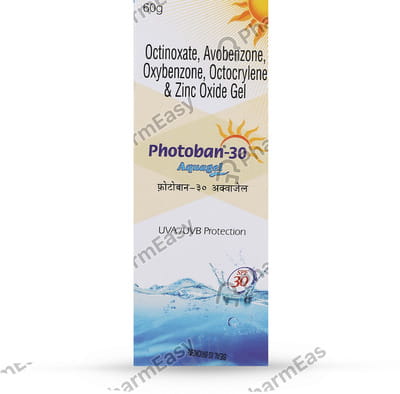 Photoban 30 Aquagel Spf 30 Tube Of 60gm Gel