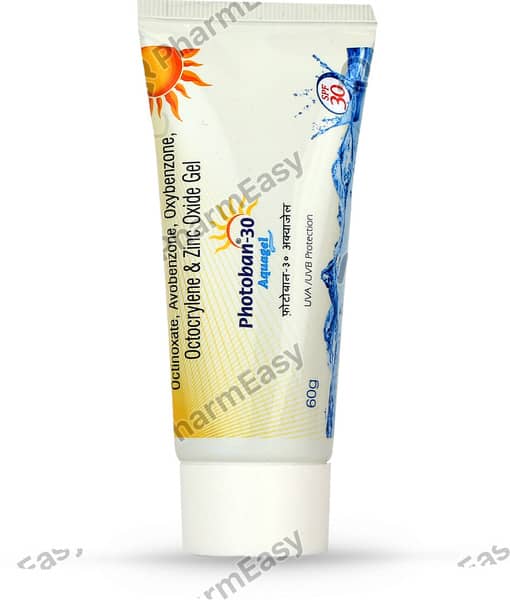 Photoban 30 Aquagel Spf 30 Tube Of 60Gm Gel