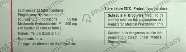 Pioz Mf 7.5mg Tablet