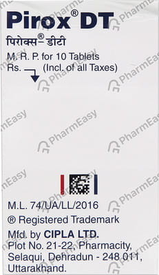 Pirox Dt Strip Of 10 Tablets