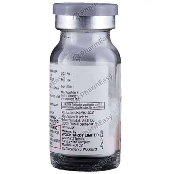 Powercef 1gm Dry Vial Of 1 Powder For Injection