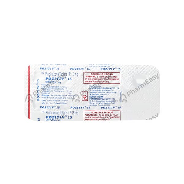 Pozitiv 15Mg Strip Of 10 Tablets