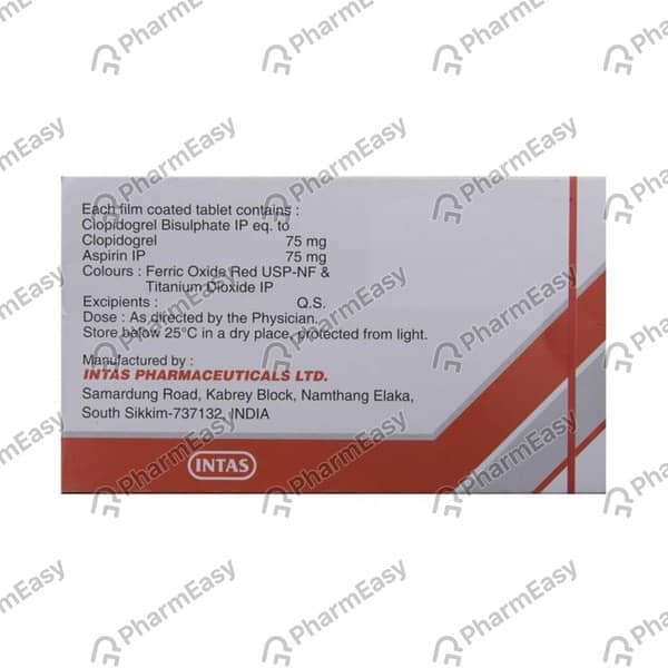 Preva As 75mg Strip Of 10 Tablets