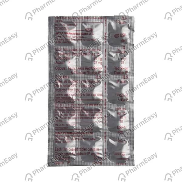 Preva As 75mg Strip Of 10 Tablets