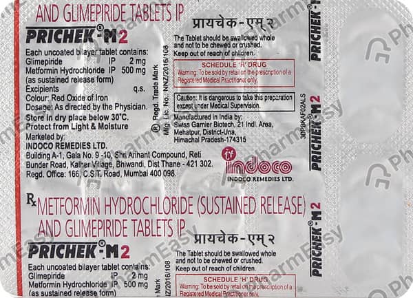 Prichek M 2mg Strip Of 10 Tablets