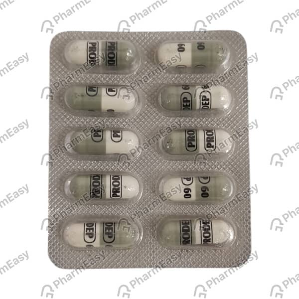 Prodep 60mg Strip Of 10 Capsules