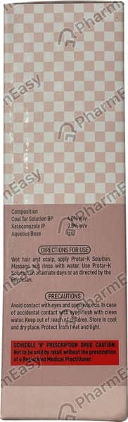 Protar K Bottle Of 100ml Scalp Solution