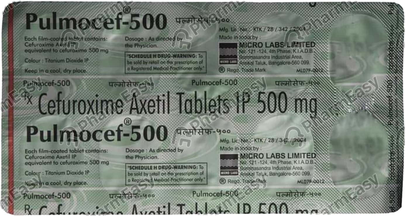 Pulmocef 500 MG Tablet 10 Uses Side Effects Price Dosage PharmEasy