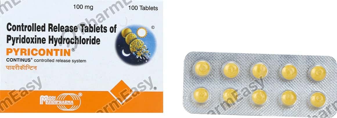 Buy Pyricontin 100 MG Tablet (10) Online at Flat 15% OFF | PharmEasy