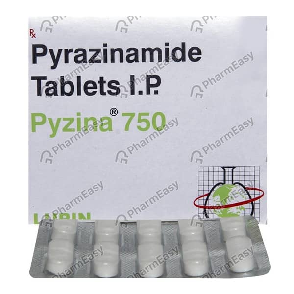 Pyzina 750Mg Strip Of 10 Tablets