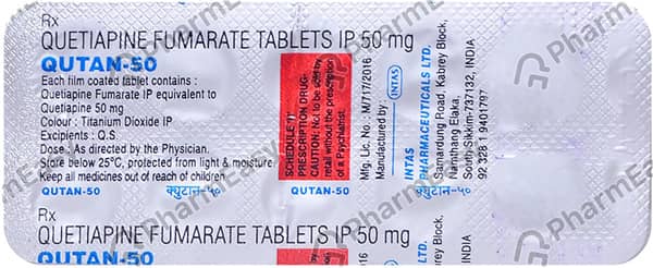 Qutan 50mg Strip Of 10 Tablets