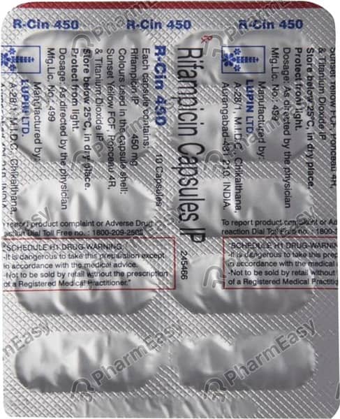 R Cin 450mg Strip Of 10 Capsules