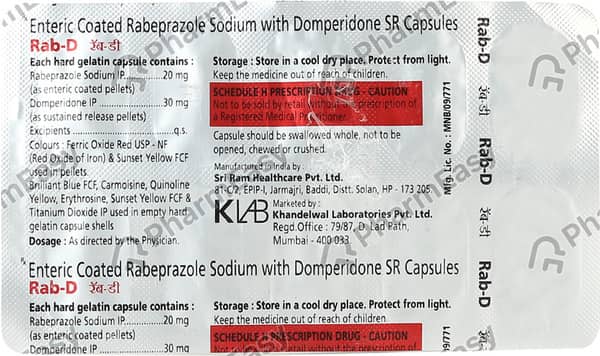 Rab D Strip Of 10 Capsules