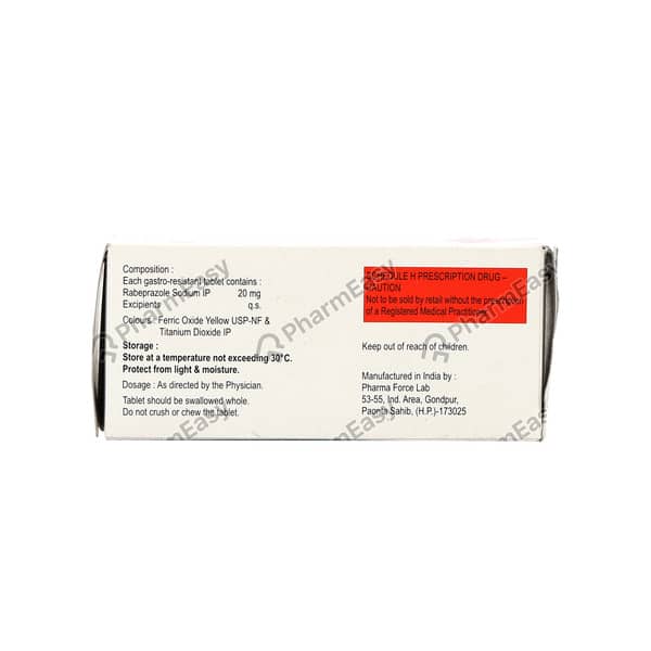 रेबेकाइंड 20एमजी की स्ट्रिप 10 टैबलेट्स