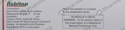 Rabitop 20mg Strip Of 10 Tablets