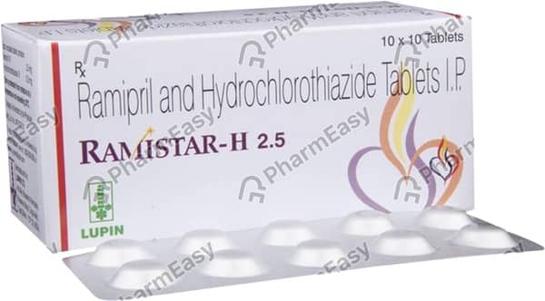 Ramistar H 2.5mg Strip Of 10 Tablets