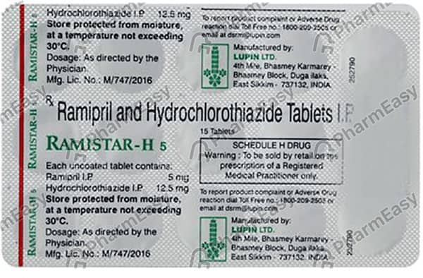 Ramistar H 5mg Tablet