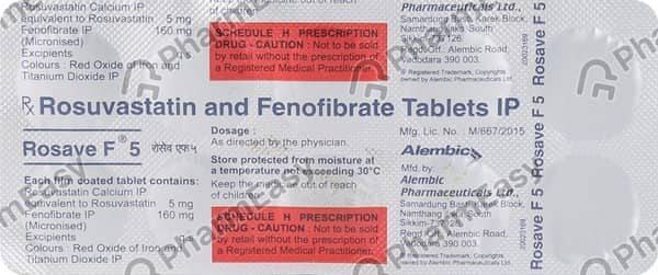 Rosave F 5Mg Strip Of 10 Tablets